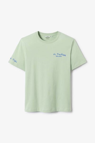 T-shirt met print voor en achter, licentie Matisse