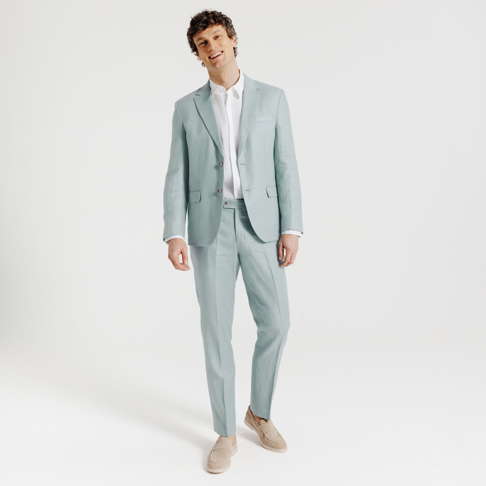 Veste de costume confort en lin