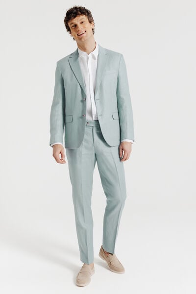 Veste de costume confort en lin