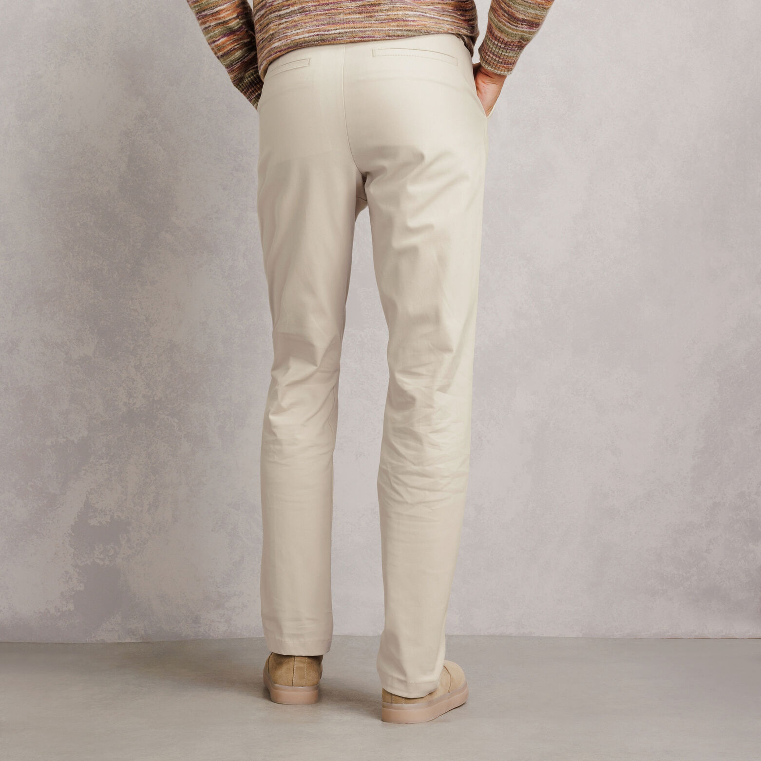 Pantalon straight twill
