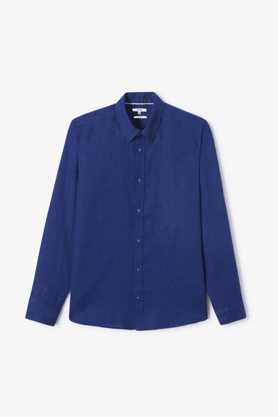 Chemise en lin unie