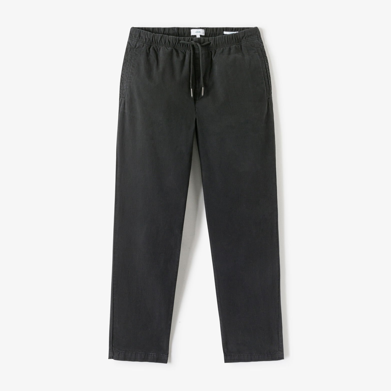 Pantalon straight taille &eacute;lastiqu&eacute;e