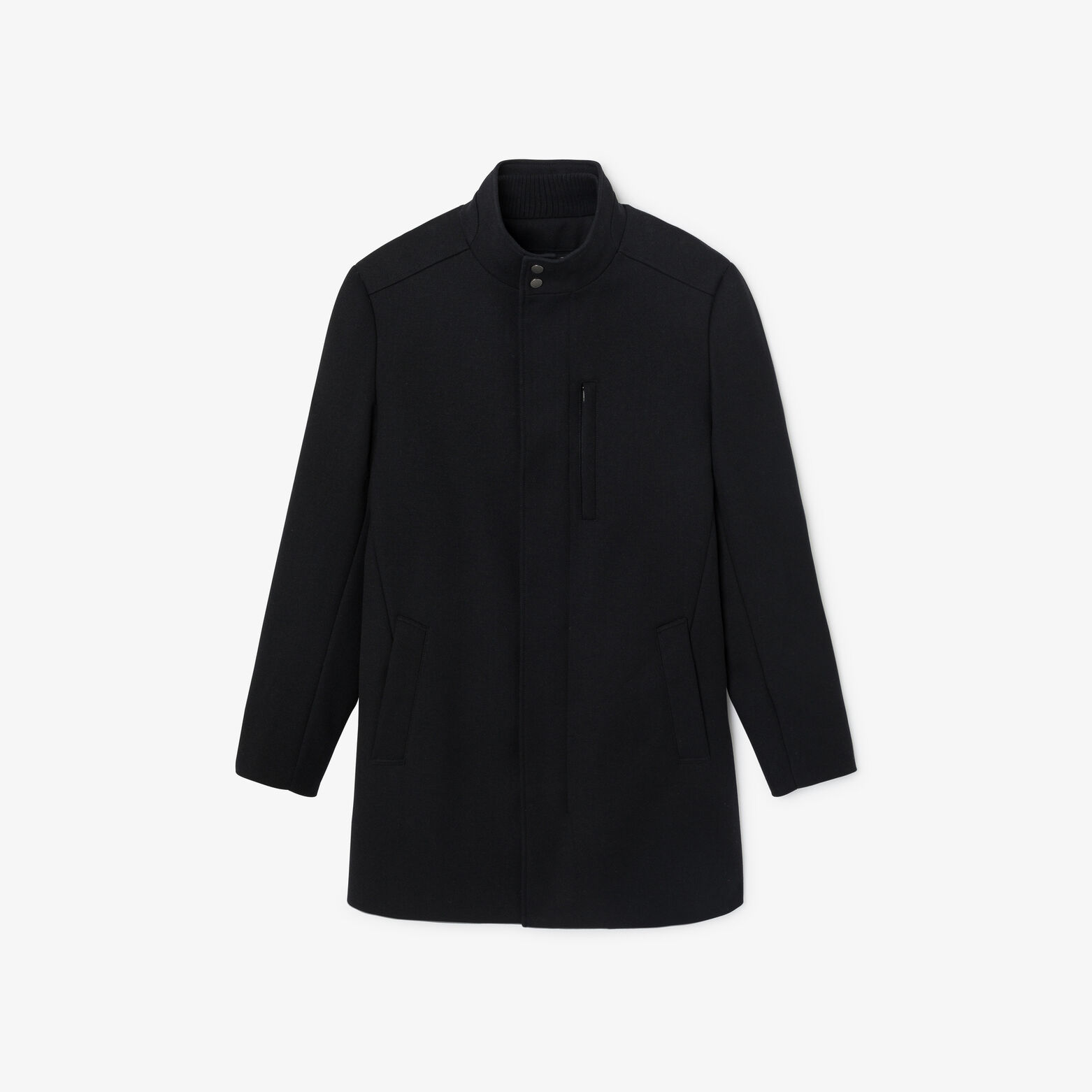 Manteau zipp&eacute; col montant