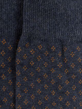 Chaussettes micro motif coton issu de l'agri. bio.