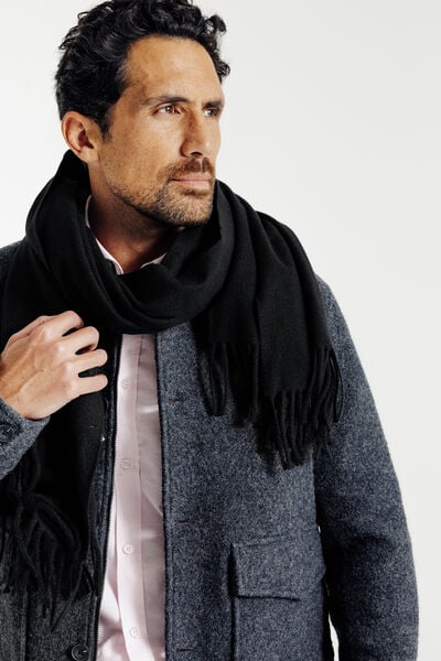 Echarpe unie touché doux