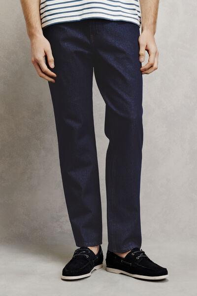 Jean tapered rigide brut Made In France