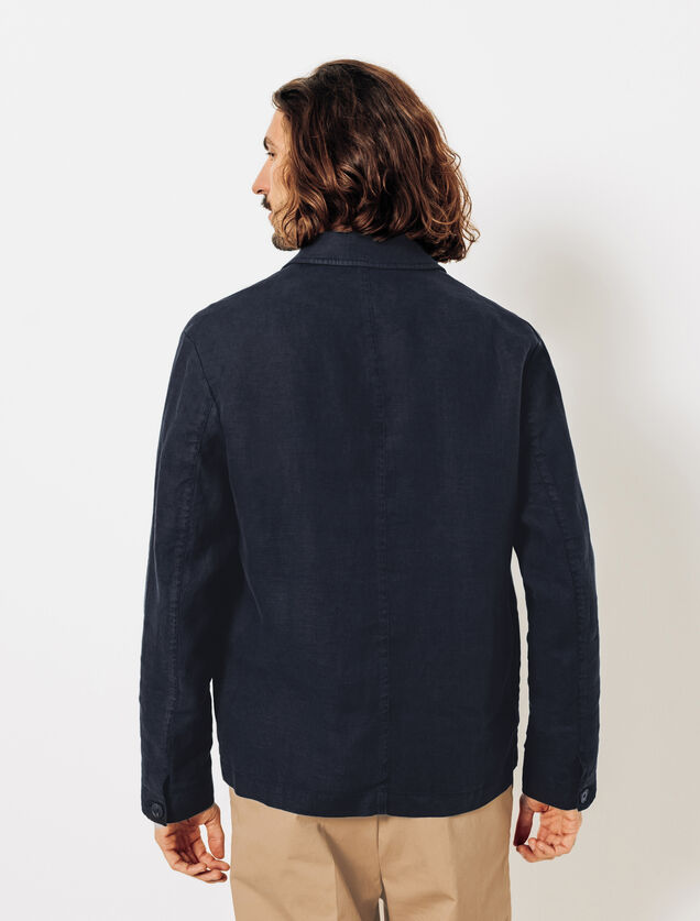 Veste en lin boutonnée