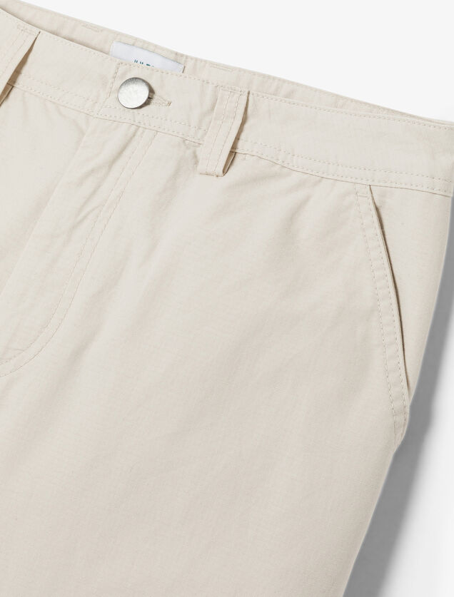 Pantalon chino large avec découpes