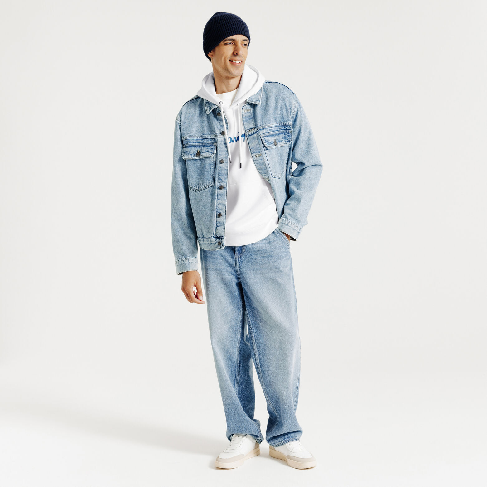 Sweat à capuche imprimé licence Keith Haring