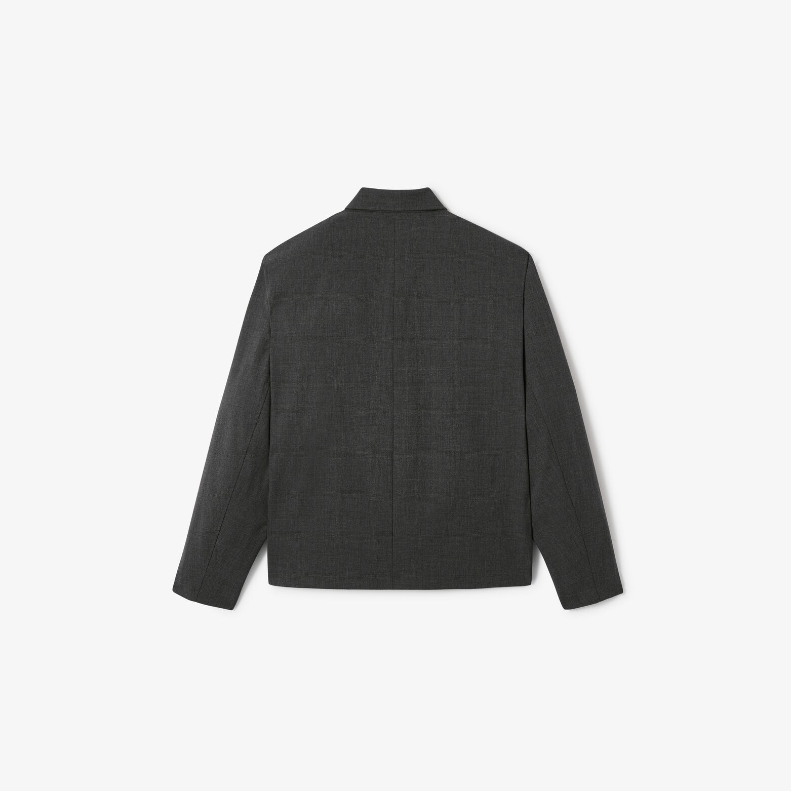 Veste zipp&eacute;e col chemise &agrave; carreaux