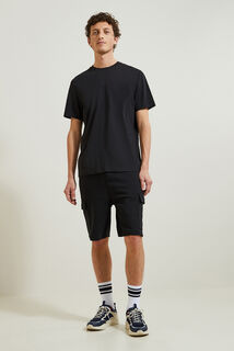 Short en molleton style cargo