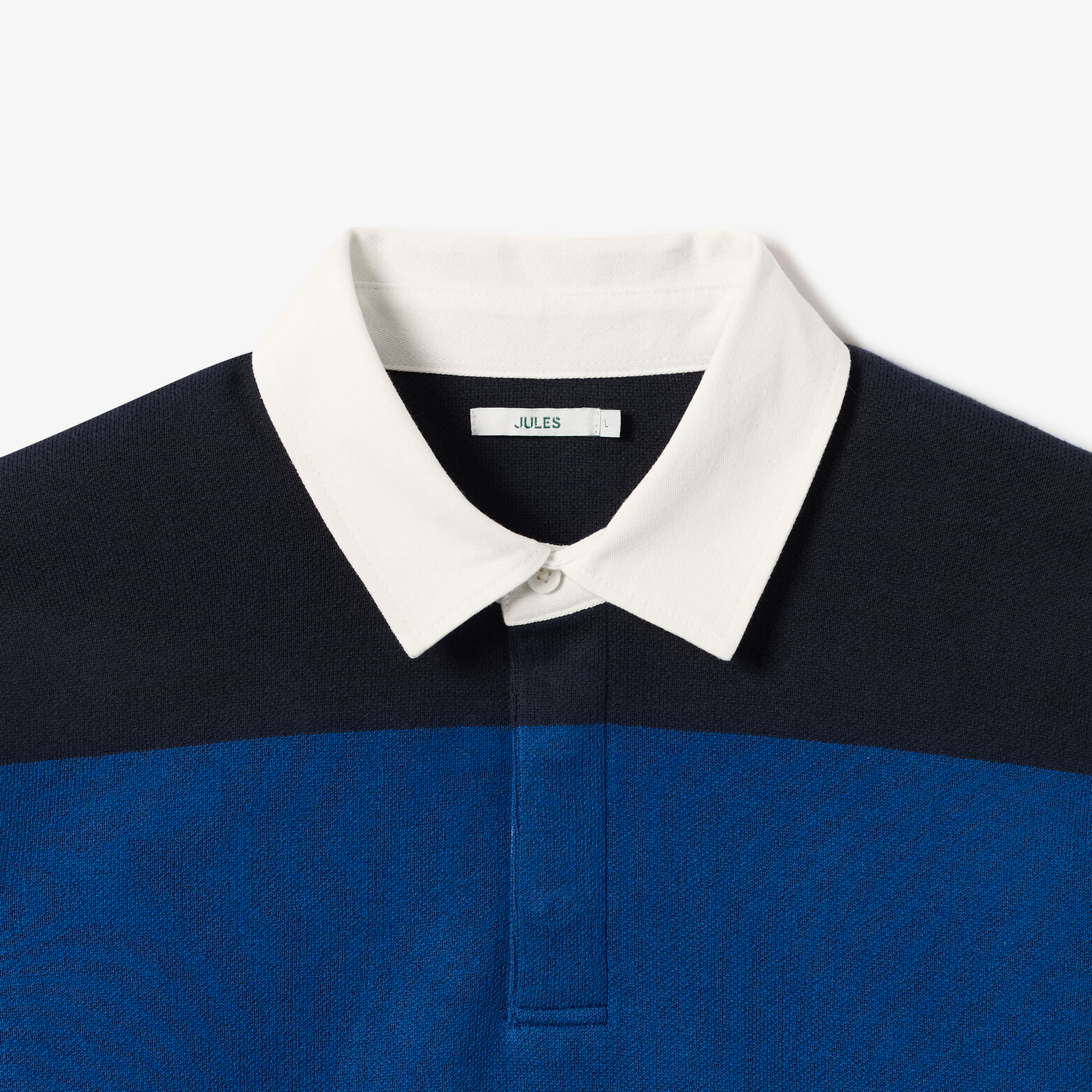 Pull col polo ray&eacute; rugby