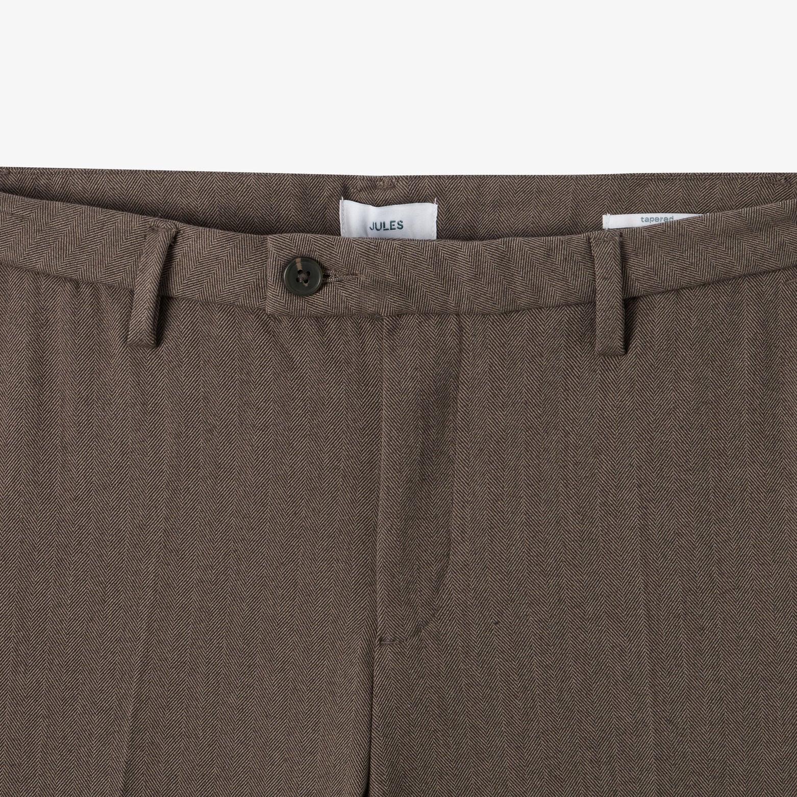 Pantalon chino tapered flanelle fantaisie
