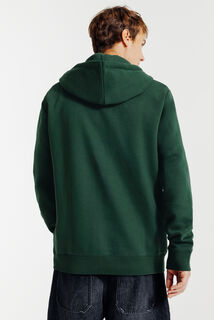 Sweater met kap en rits