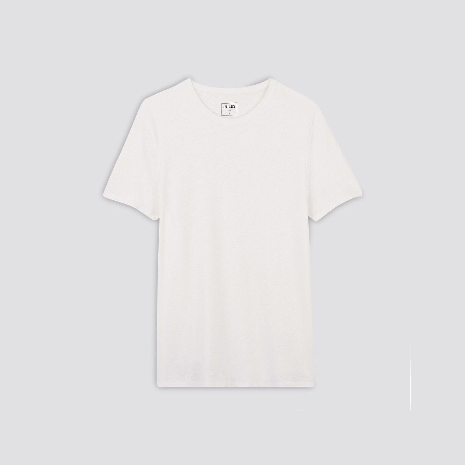 T-shirt coton-lin texturé - Homme