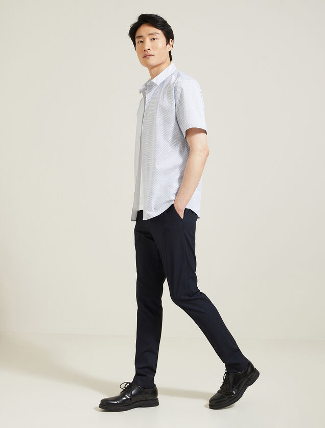 Chemisette en coton avec  imprim&eacute;