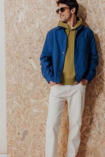 Overhemd in katoen met print