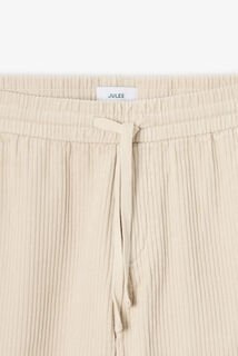 Pantalon en velours taille &eacute;lastiqu&eacute;e