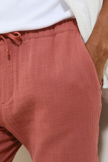 Effen broek in katoengaas