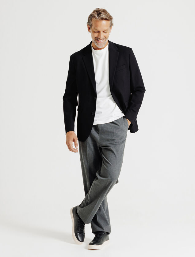 Veste blazer en maille