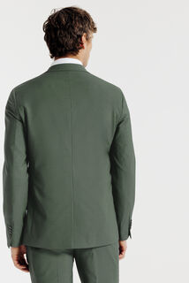 Slim fit kostuumvest in bi-stretchstof