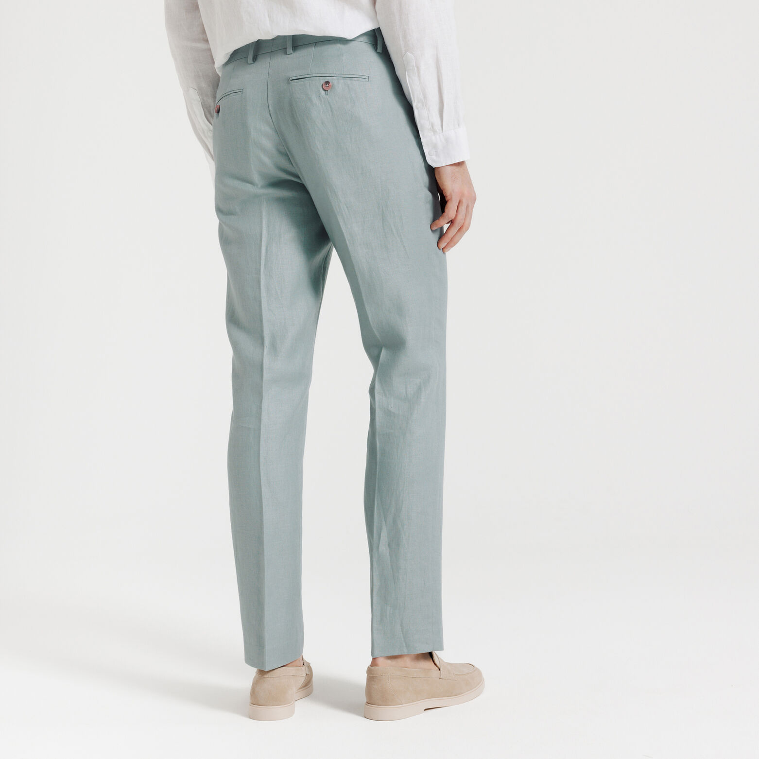 Pantalon de costume confort en lin