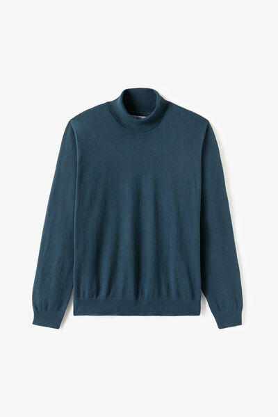Pull col roulé