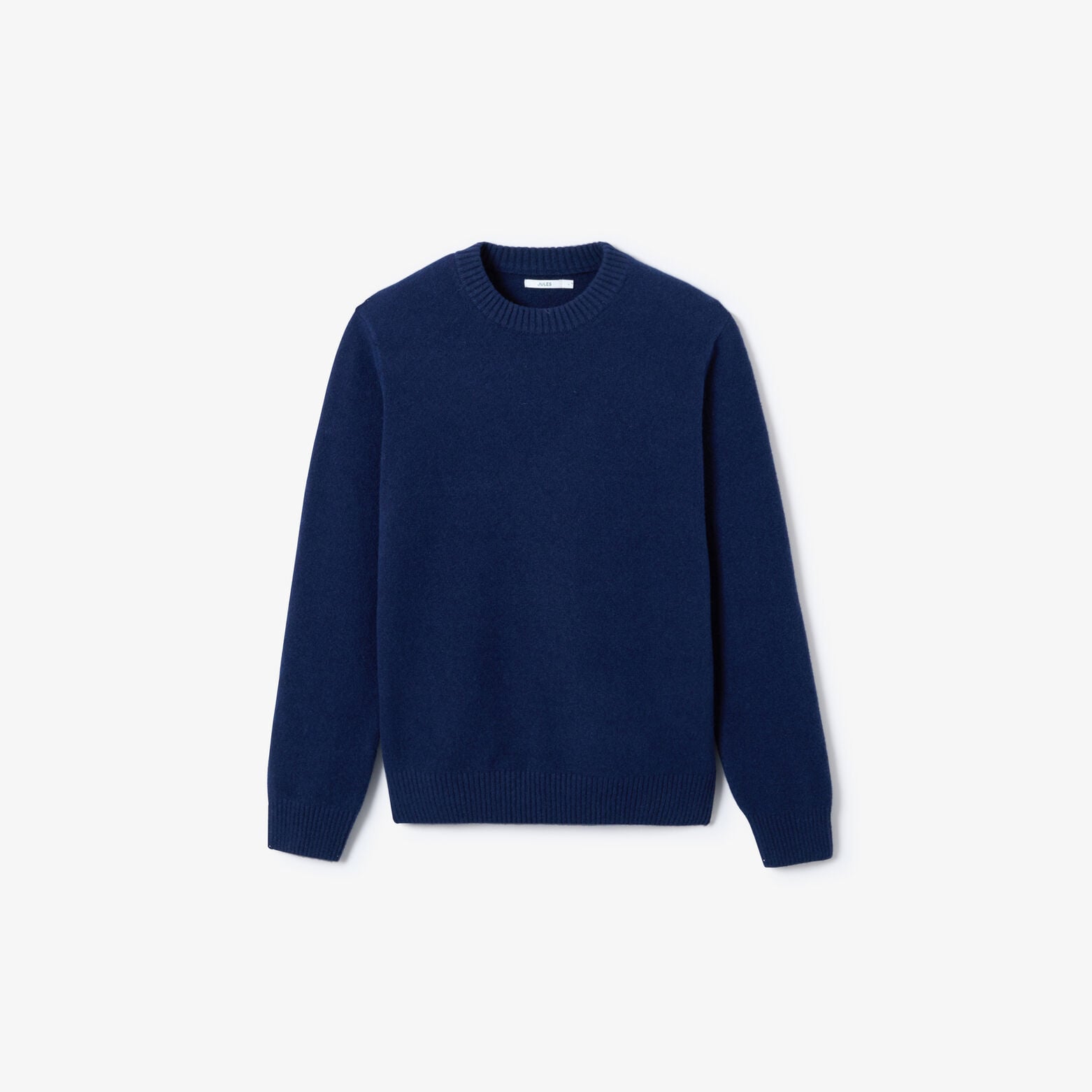 Pull col rond mousseux coton majoritaire