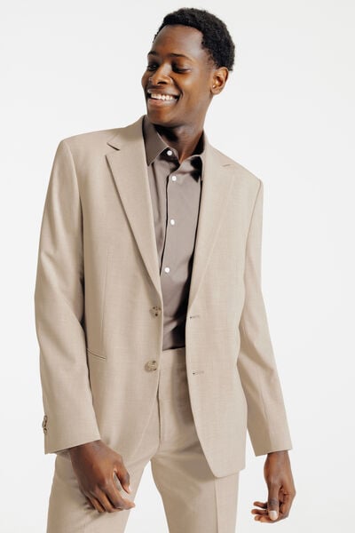 Tweekleurig comfort fit kostuumvest