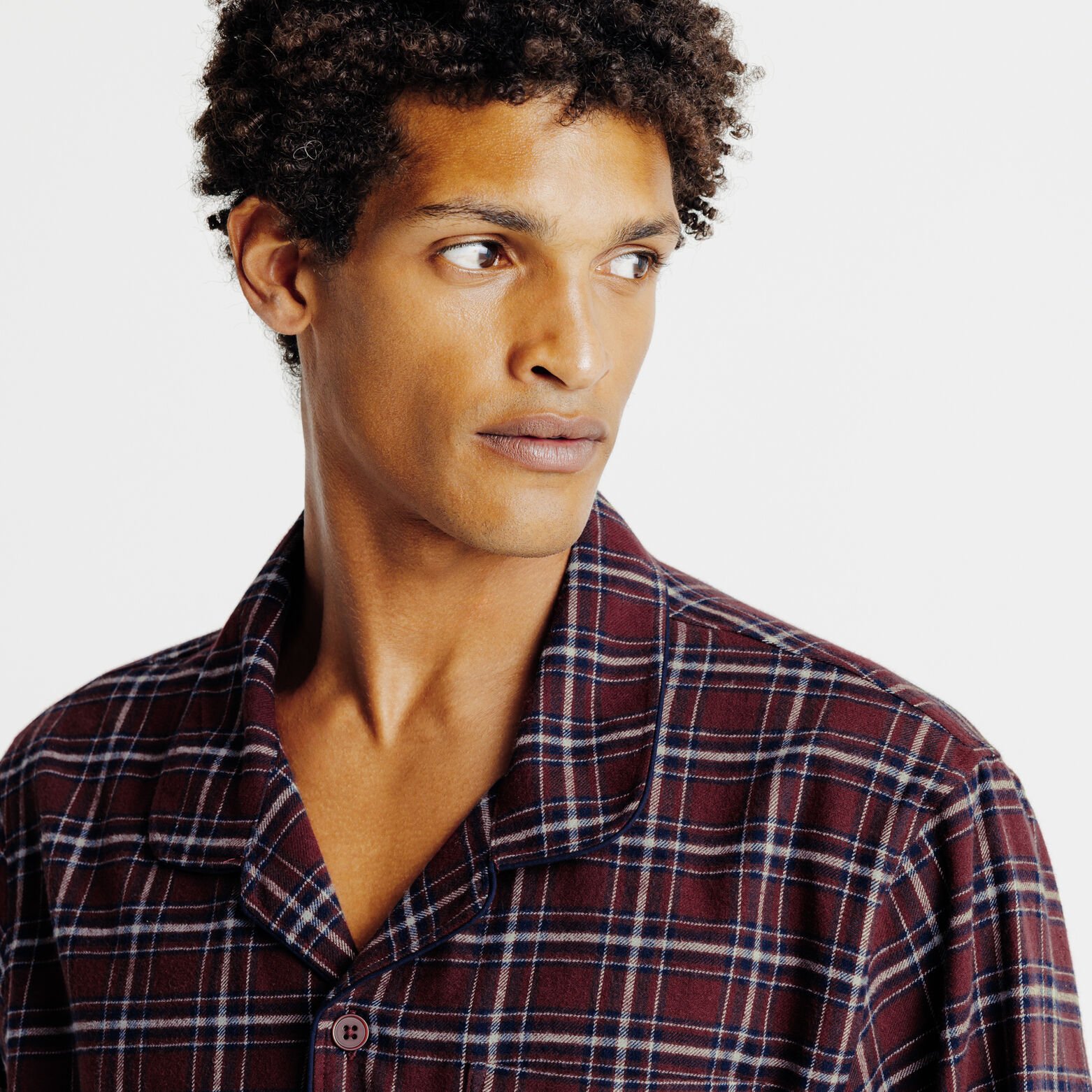 Ensemble pyjama en flanelle à carreaux