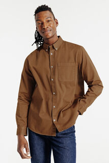 Chemise en coton unie