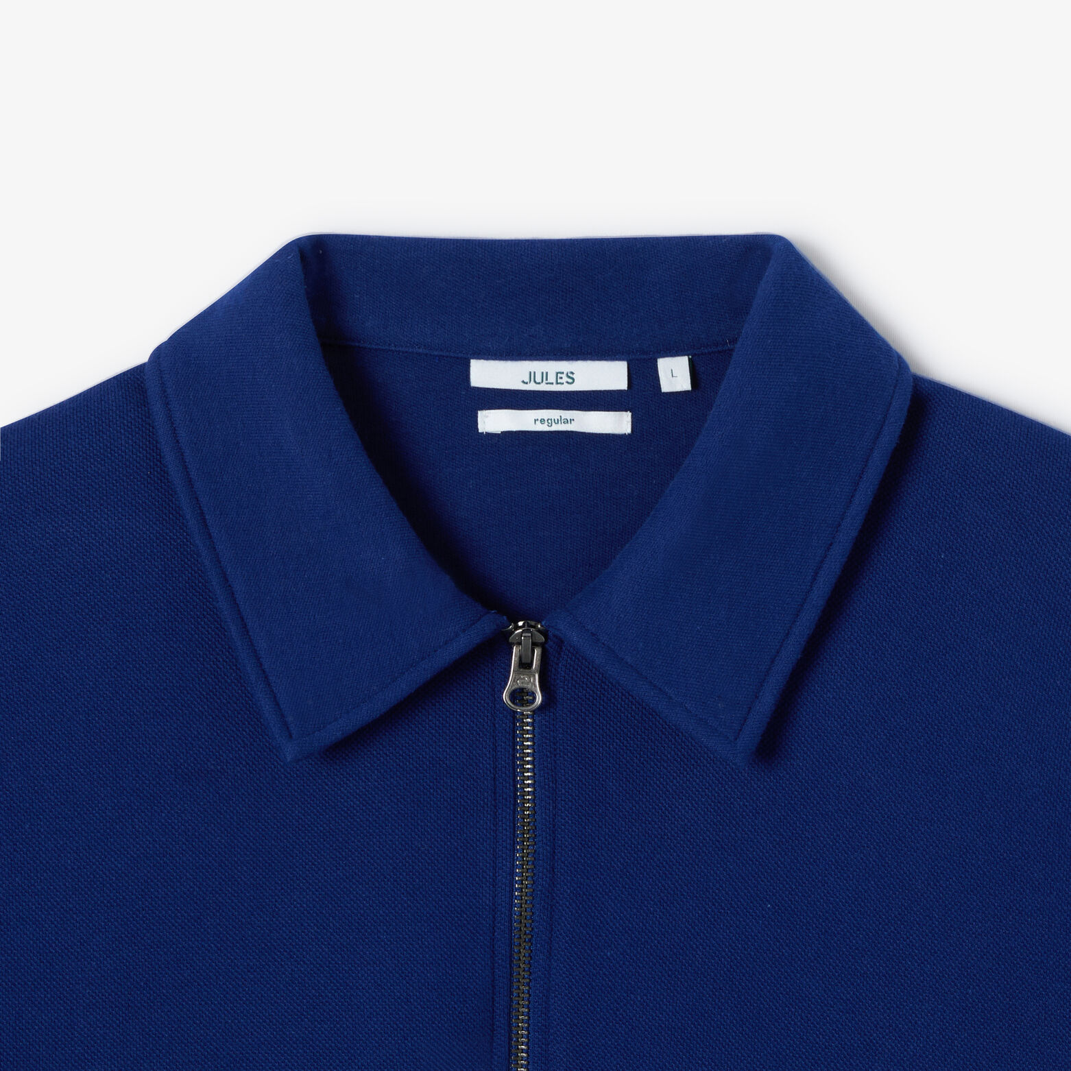 Sweater met polokraag en rits