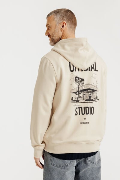 Sweat &agrave; capuche zipp&eacute; imprim&eacute;