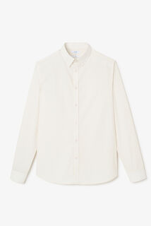 Chemise en coton imprim&eacute; g&eacute;om&eacute;trique slim