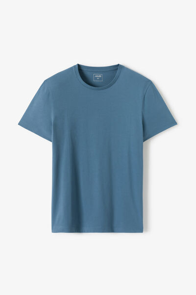 Tee shirt en coton col rond basique
