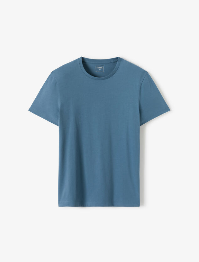 Basic T-shirt met ronde hals