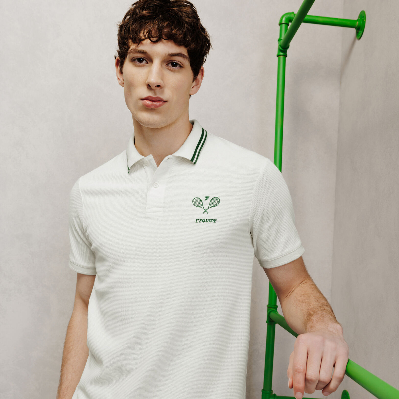 Polo avec broderie licence L'&Eacute;quipe