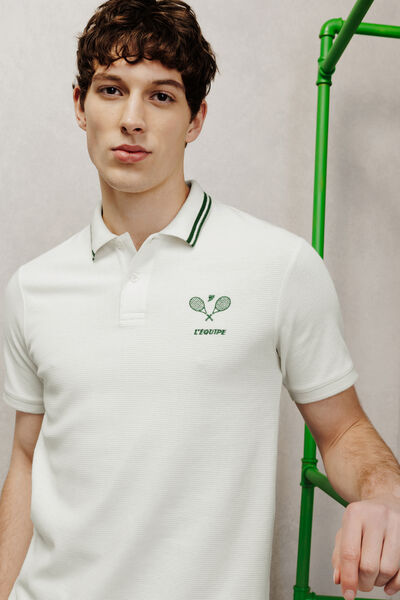 Polo avec broderie licence L'&Eacute;quipe