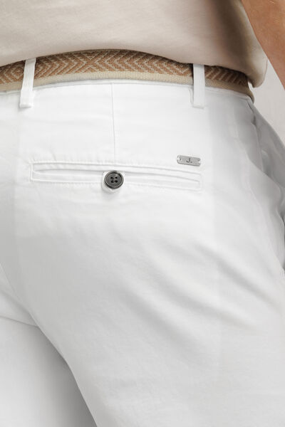 Bermuda chino slim &agrave; ceinture uni
