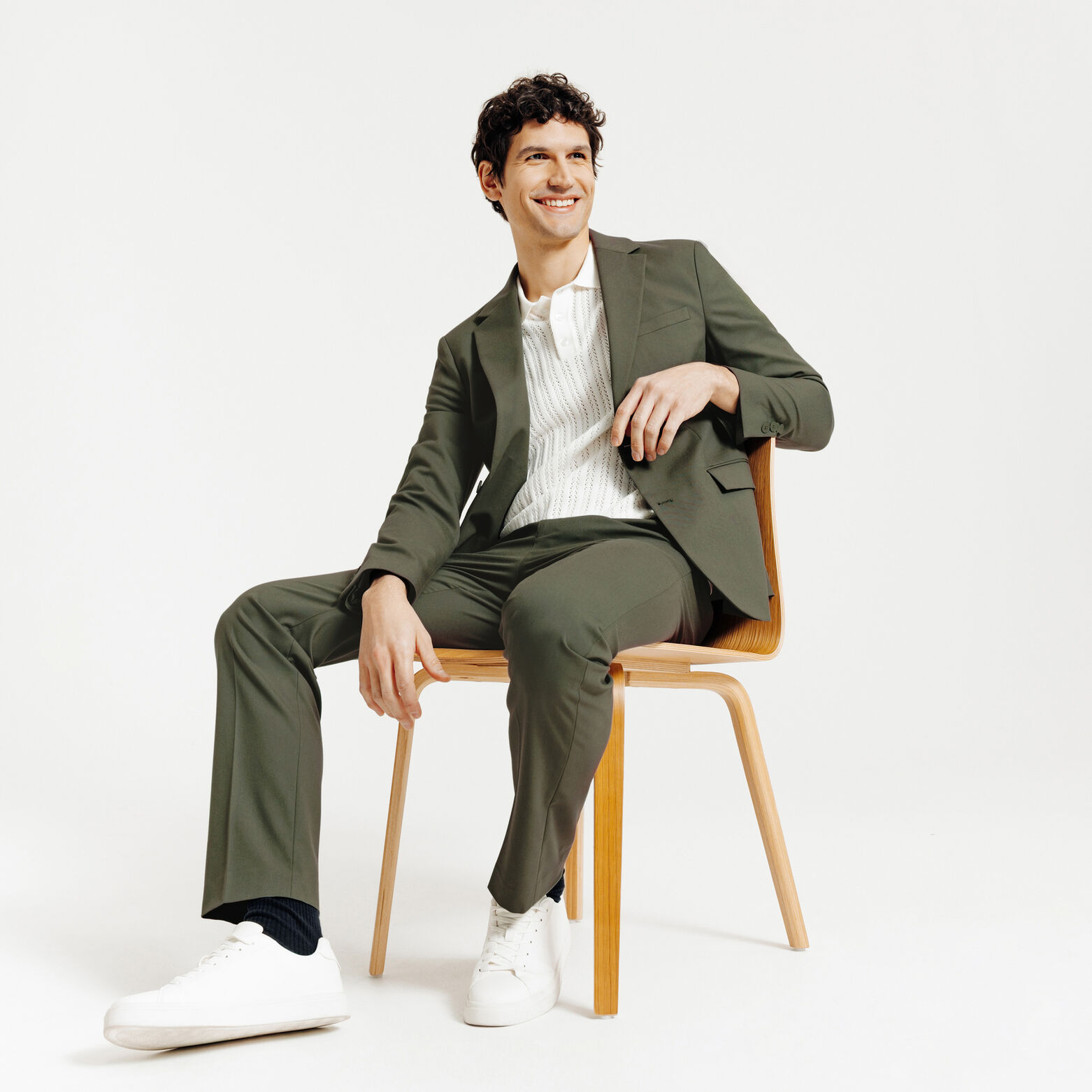 Costume 2 pi&egrave;ces confort - Kaki