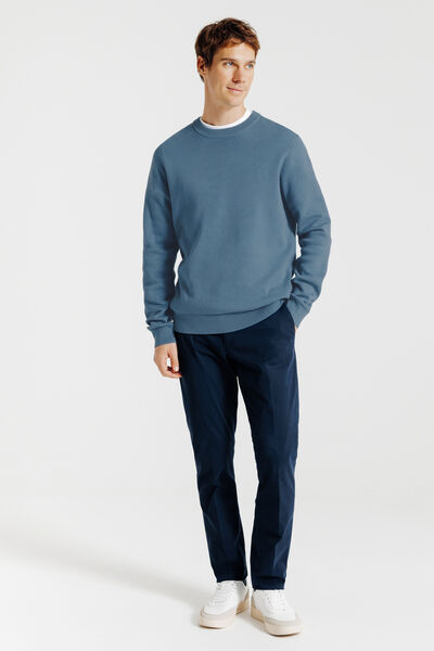 "Le Parfait by JULES" trui met ronde hals