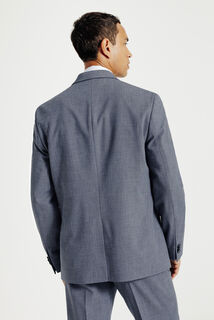 Tweekleurig comfort fit kostuumvest