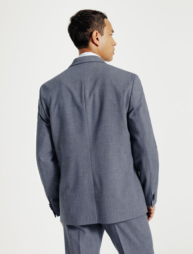 Tweekleurig comfort fit kostuumvest
