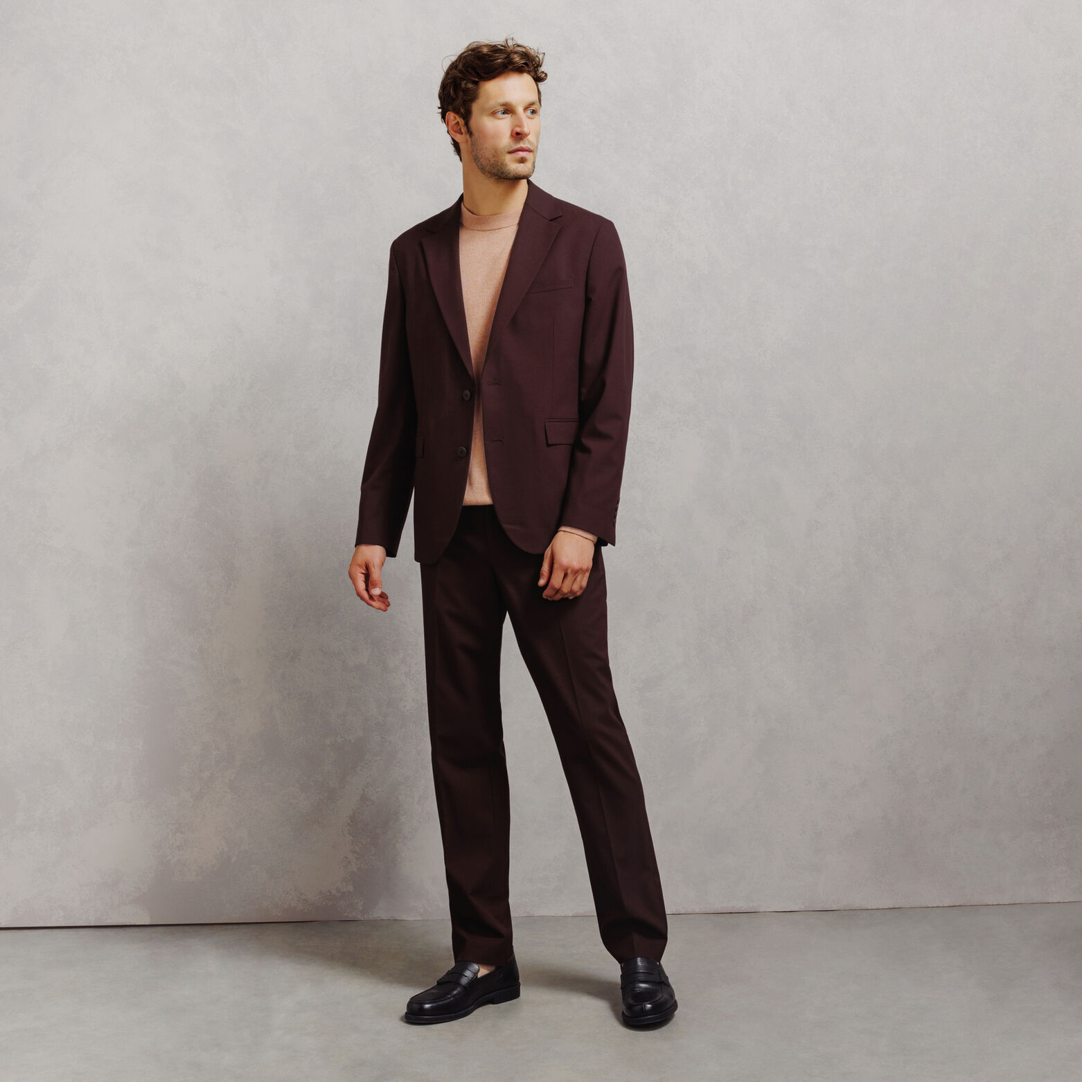 Veste de costume confort unie