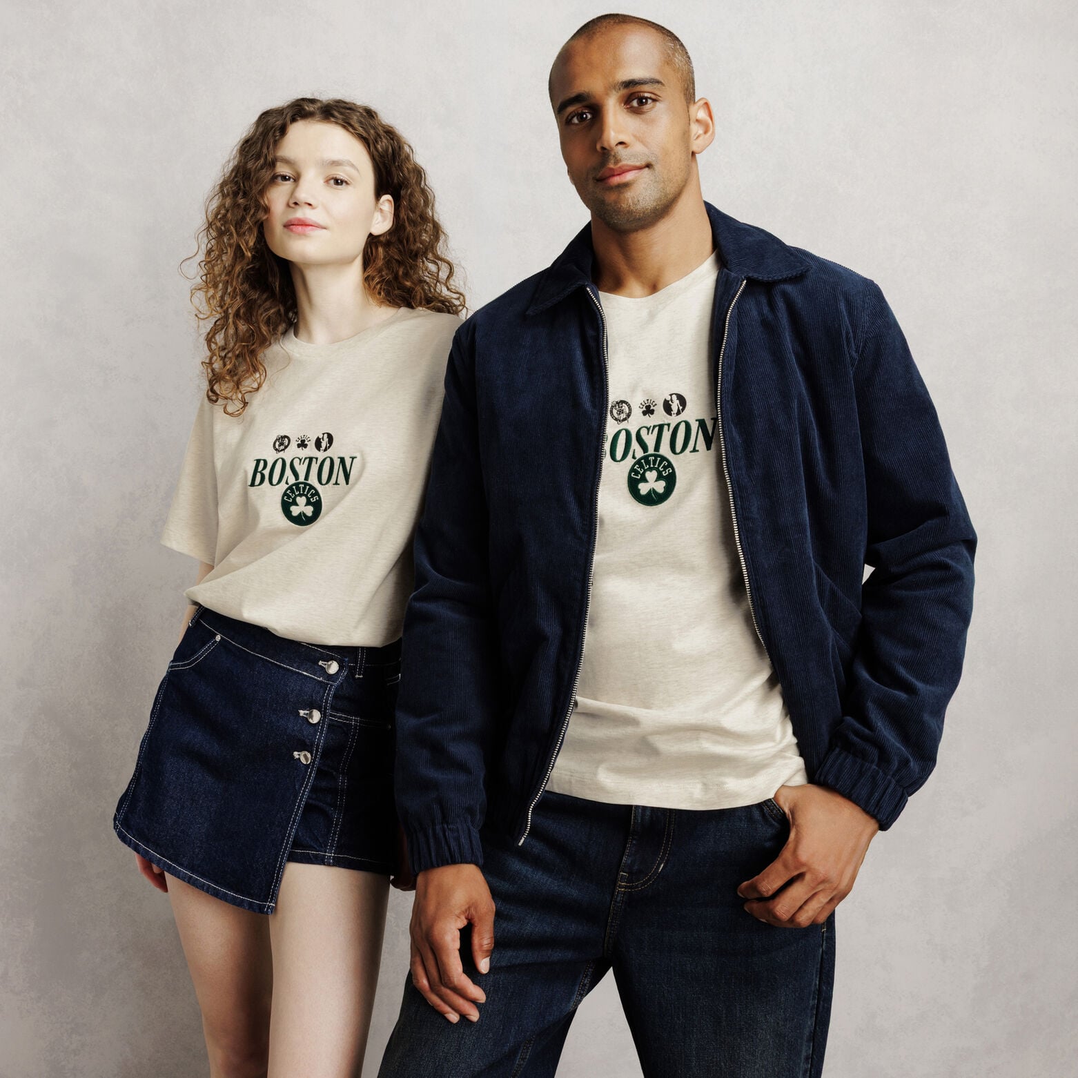 T-shirt met print Boston Celtics NBA-licentie