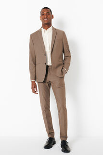 Chemise en coton imprim&eacute; g&eacute;om&eacute;trique slim