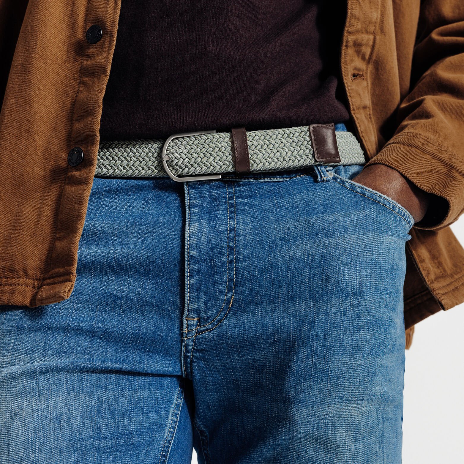 Ceinture &eacute;lastiqu&eacute;e &agrave; boucle