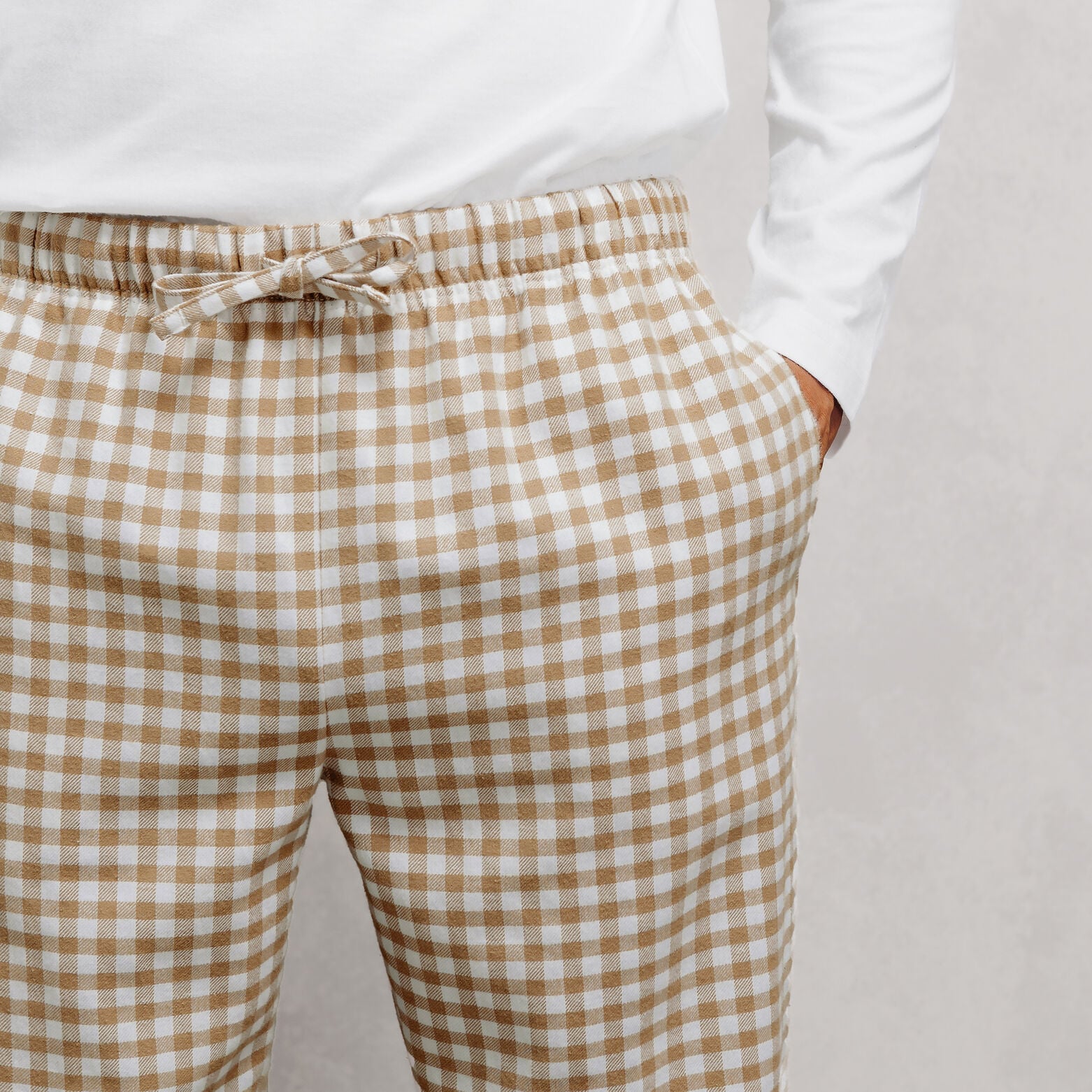 Ensemble pyjama flanelle &agrave; carreaux