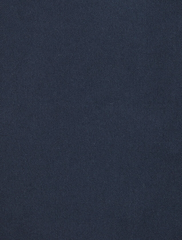 Bermuda chino uni avec ceinture