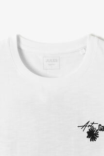 T-shirt met print voor- en achteraan